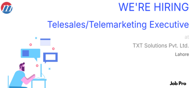 Telemarketing Jobs in Pakistan